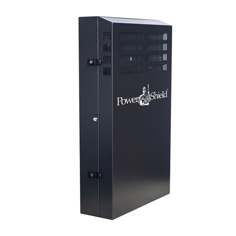 PowerShield Vertical Wall Mount Rack with 4U vertical capacity, provides secure and space-saving mounting for UPS systems PowerShield Vertical Wall Mount Rack with 4U vertical capacity, provides secure and space-saving mounting for UPS systems